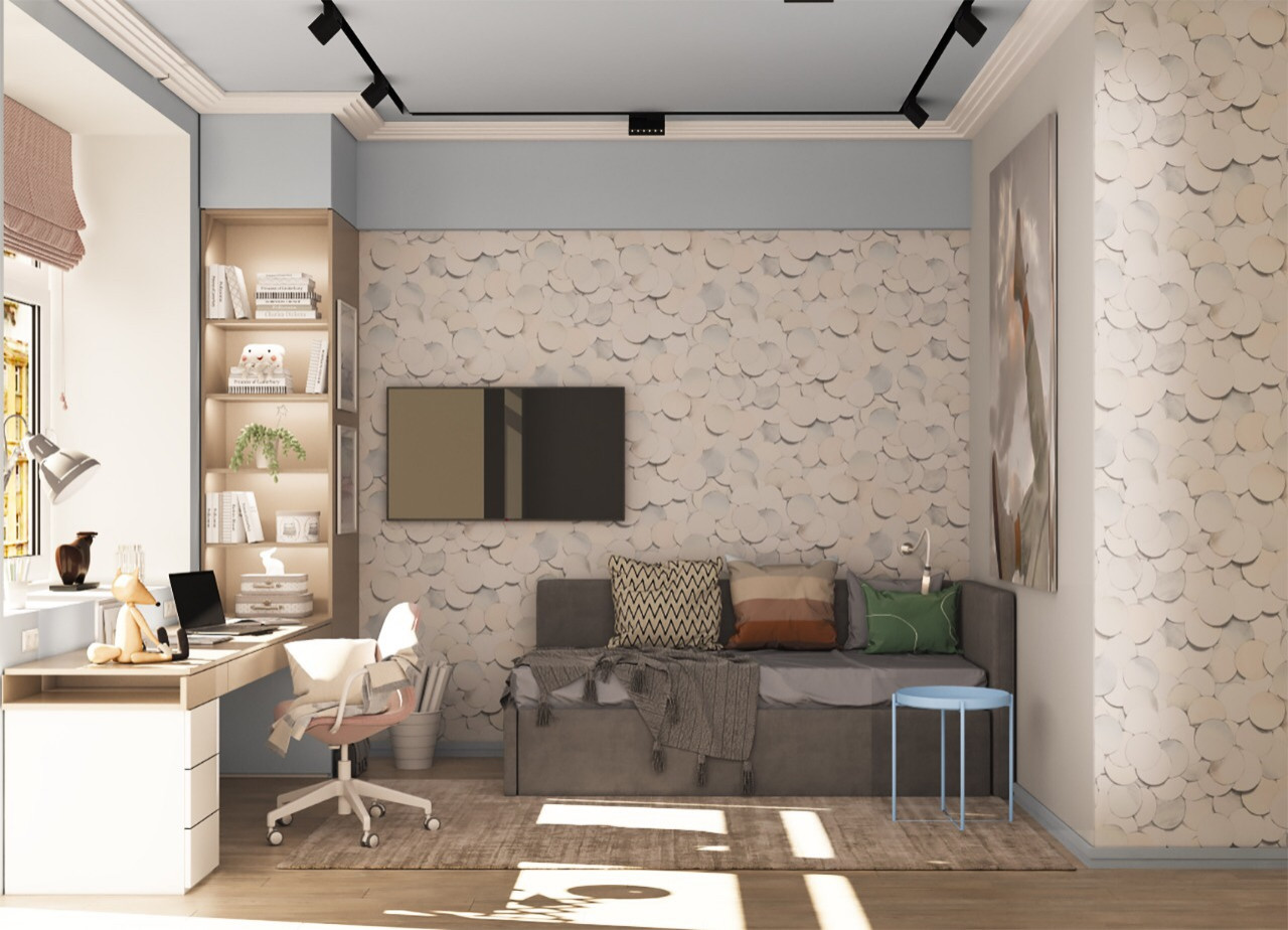 Обложка проекта: Комната для девочки подростка.