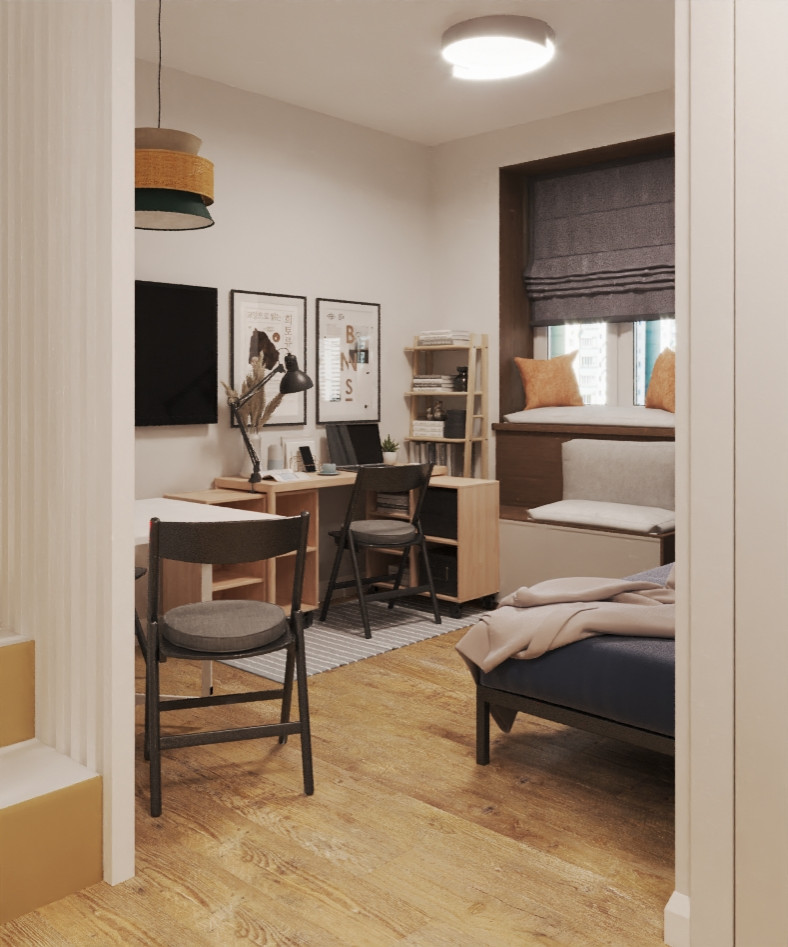 Обложка проекта: Маленькая площадь: переделка коммуналки в студию