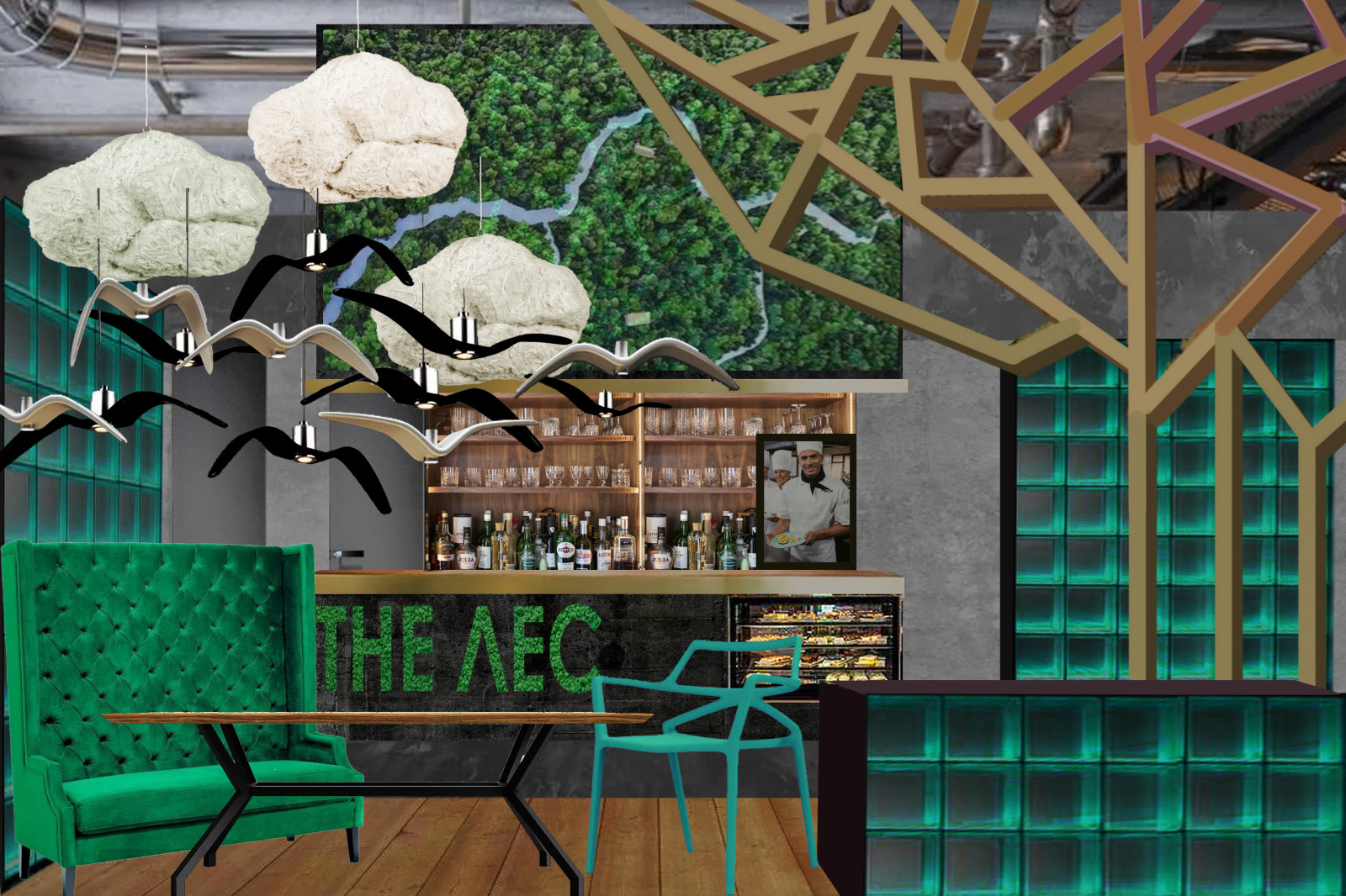 Ресторан "THEЛЕС" 150 м2 в ТЦ СпортХит