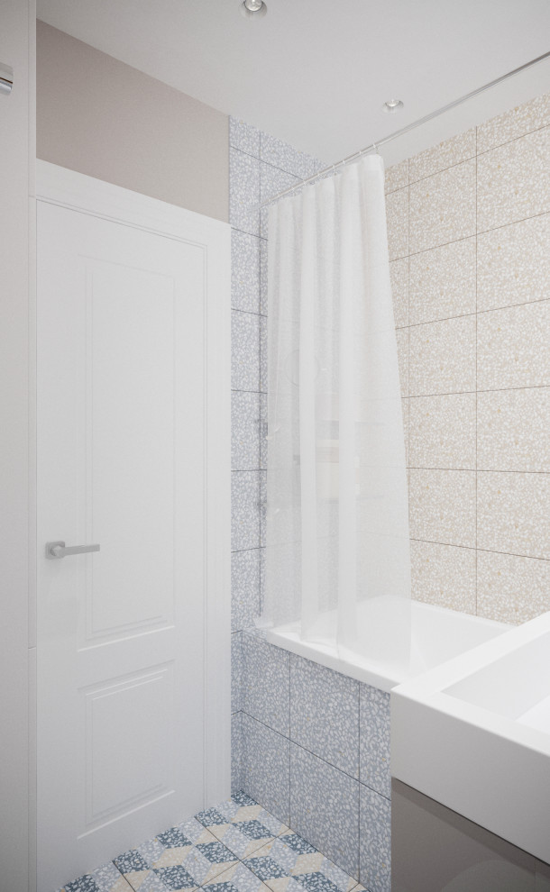 Квартира 31 м2 для молодой девушки в стиле современная классика