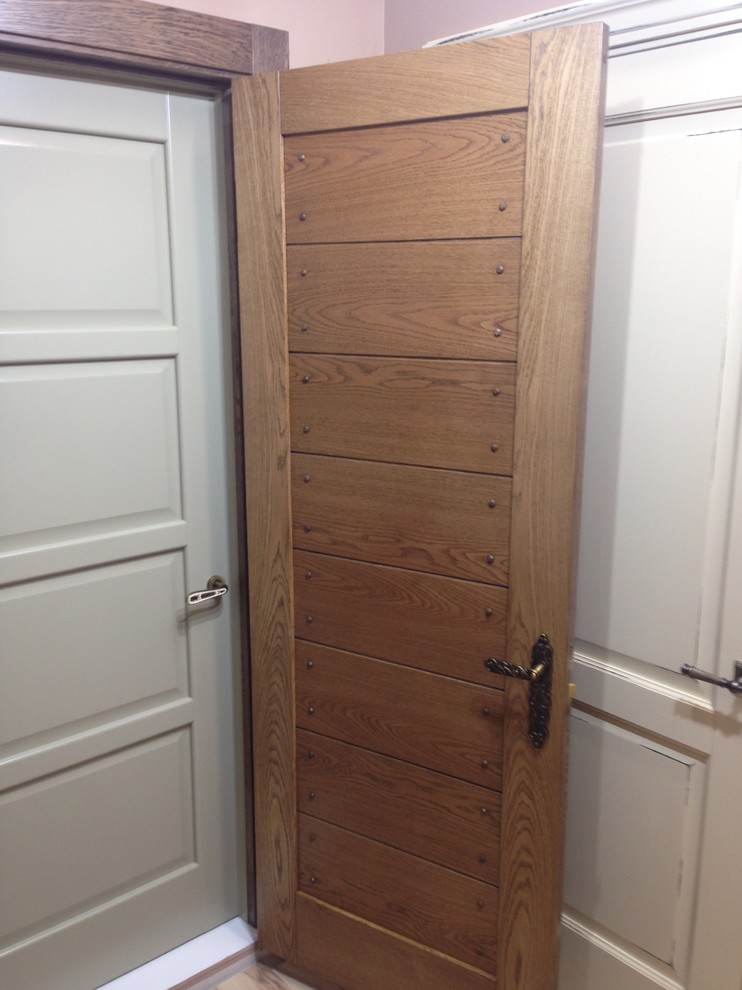 Дверь лофт и кантри. Модель Скиф, отделка маслом