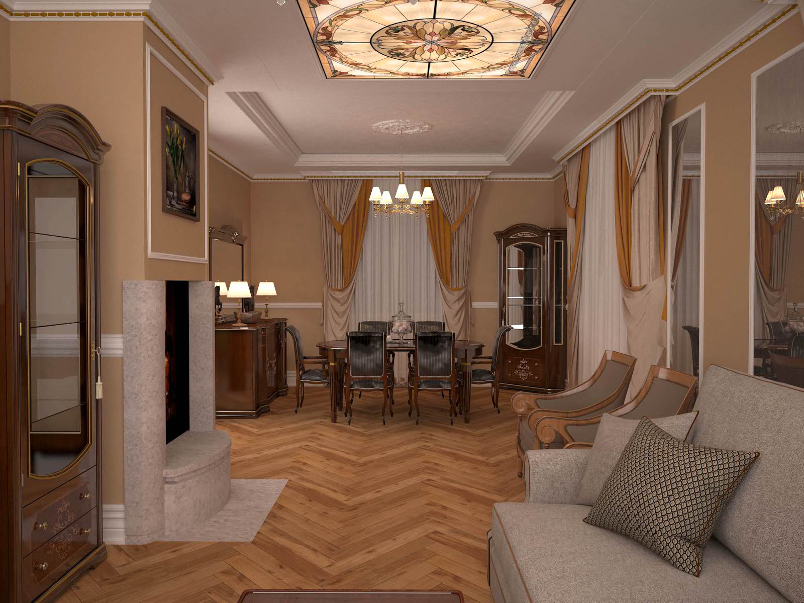 Гостиная-столовая