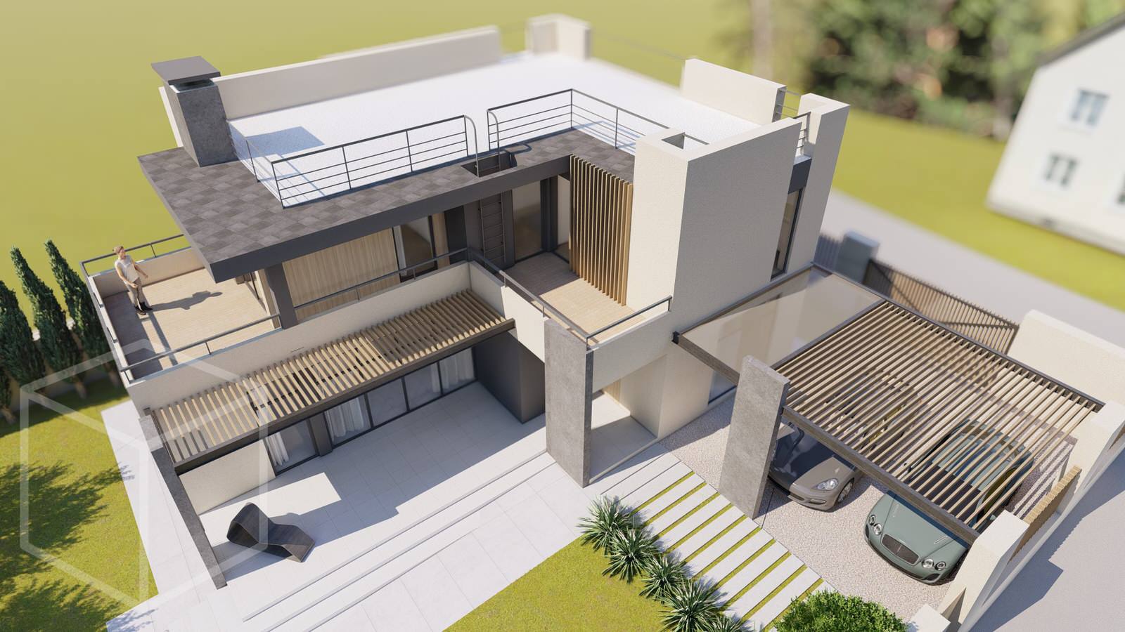 Обложка проекта: Уютный дом для молодой семьи в современном стиле