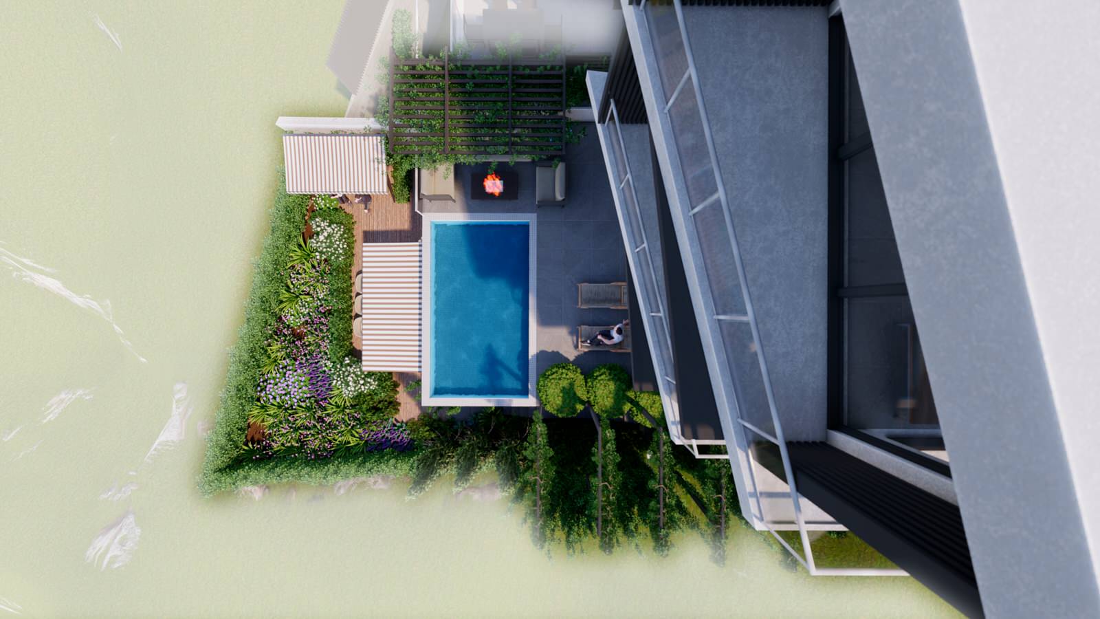 Обложка проекта: Проект участка в трех уровнях, Адлер