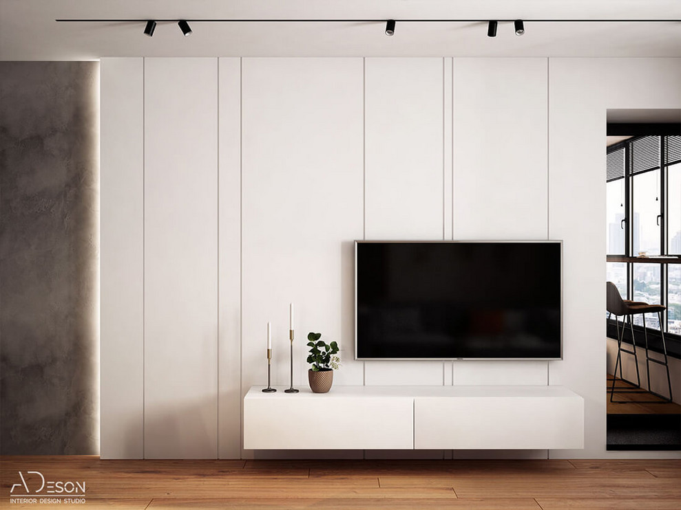 Бетон и дерево