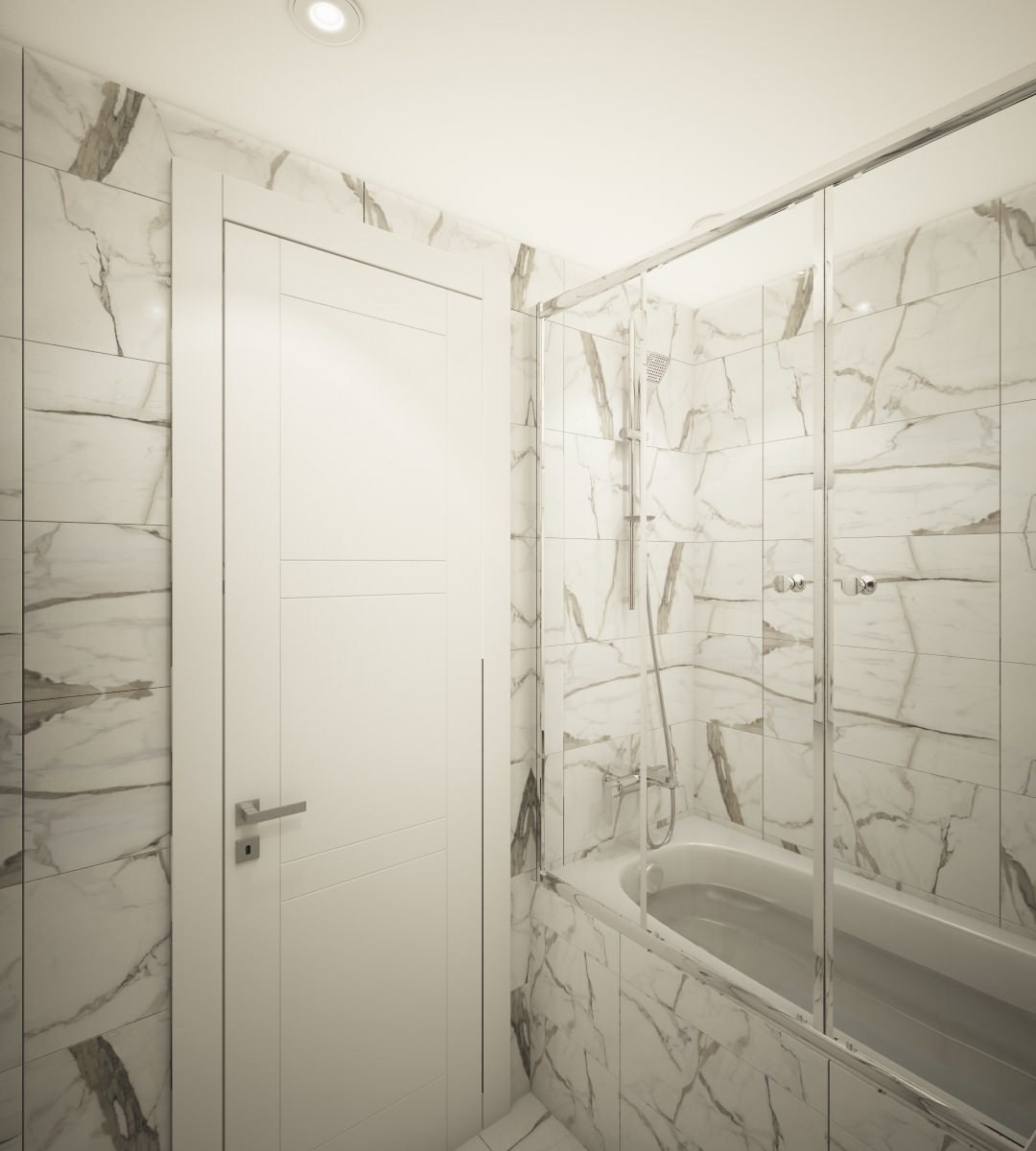 Светлая квартира в современном стиле