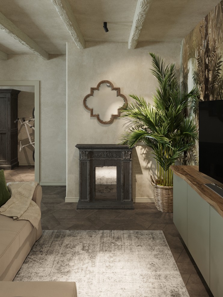 Визуализация  гостинной таунхауз жк "Орловъ"