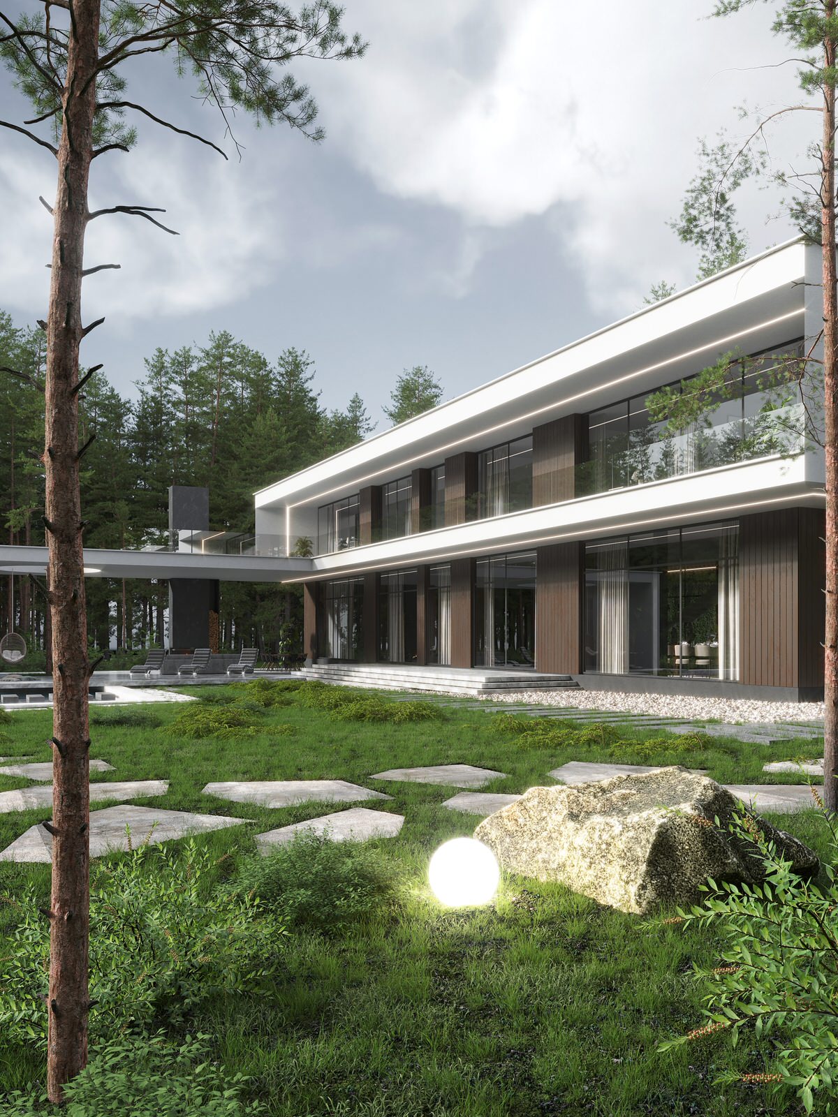 Дом в стиле минимализм в 591 м.кв