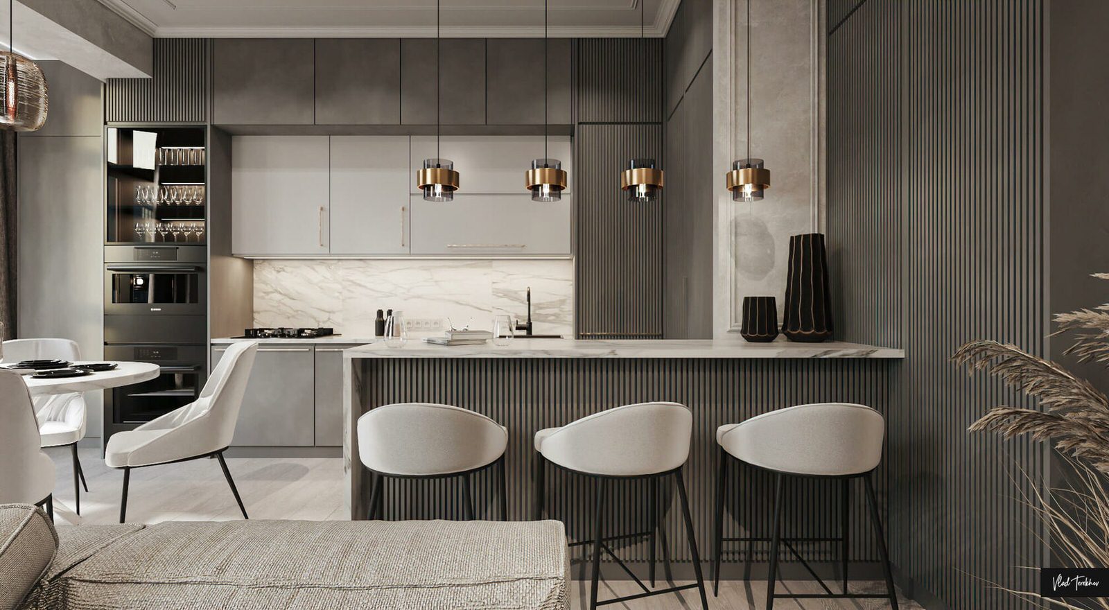 Обложка проекта: Квартира в современном стиле. ЖК На Московской.