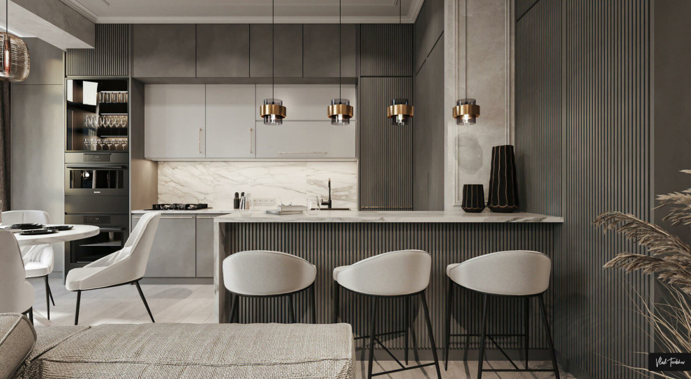 Обложка проекта: Квартира в современном стиле. ЖК На Московской.