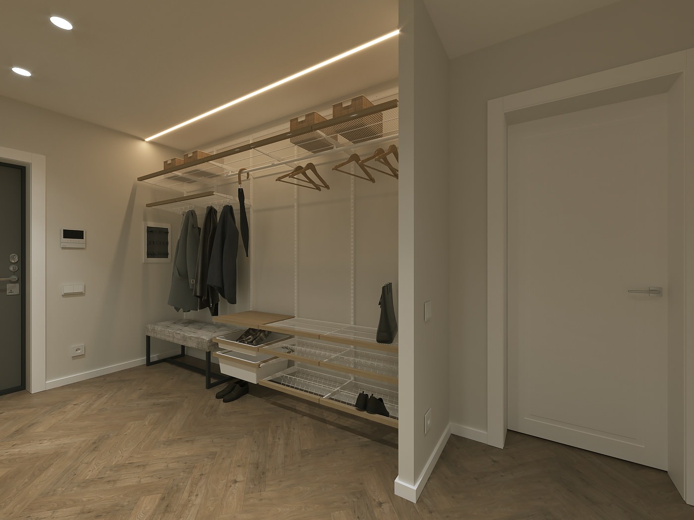 Прихожая ЖК "Резиденция"