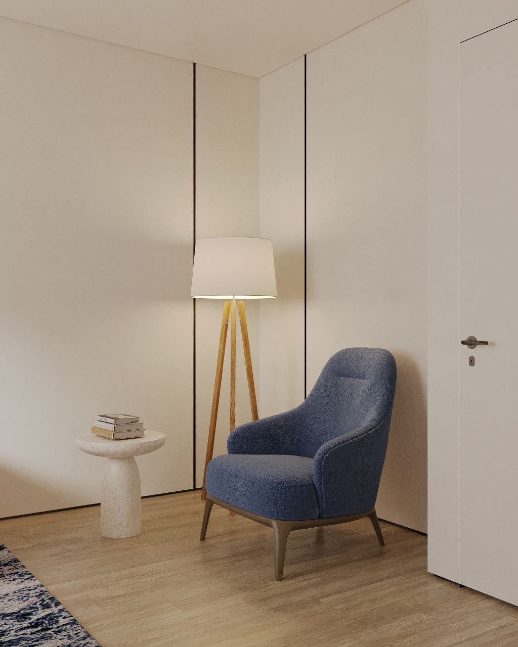 Двухкомнатная квартира для девушки