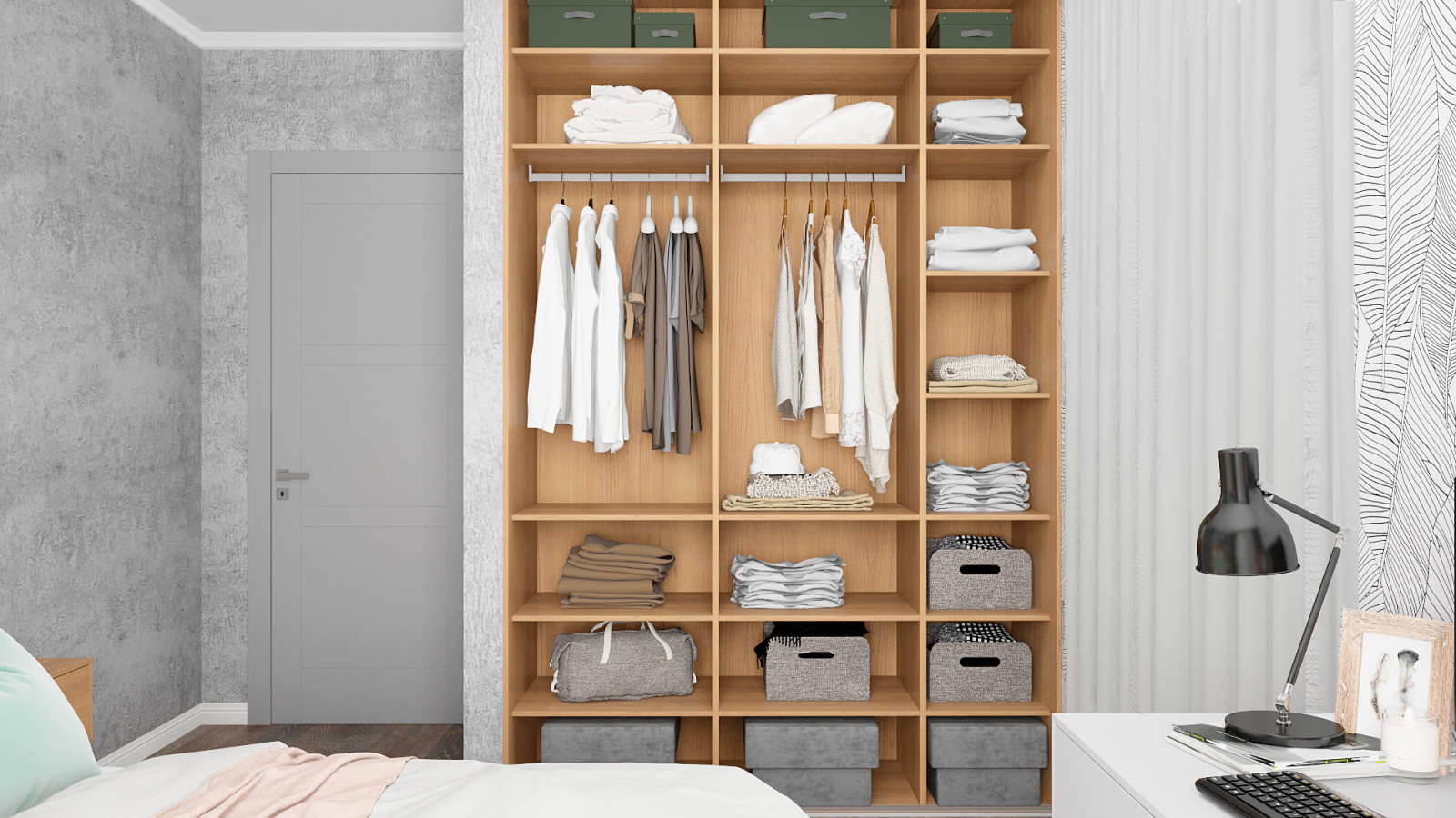 спальня для молодой пары