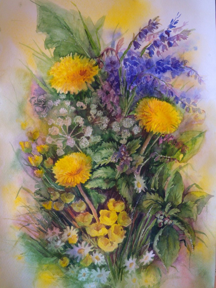 картины акварелью