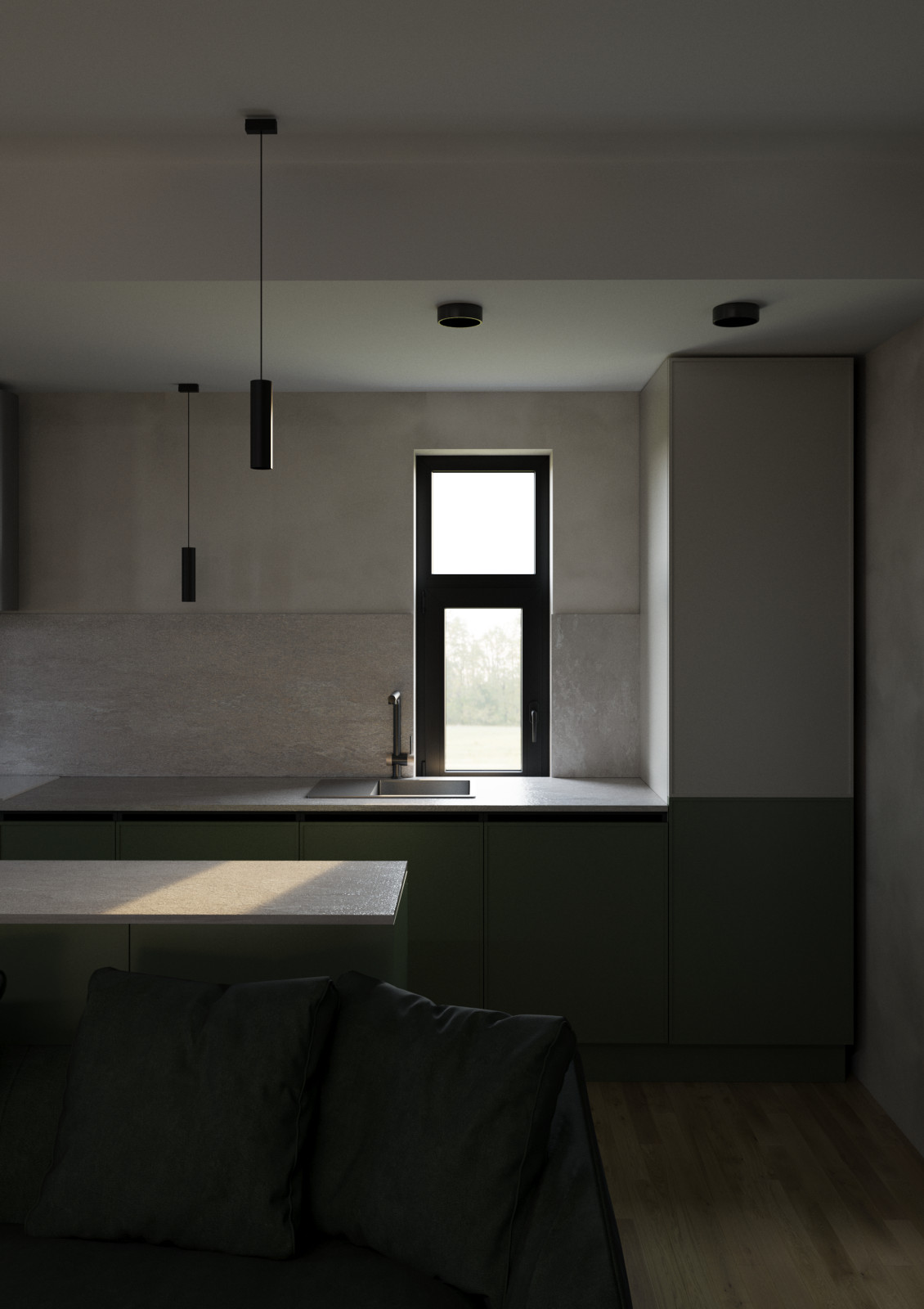 Кухня - гостиная