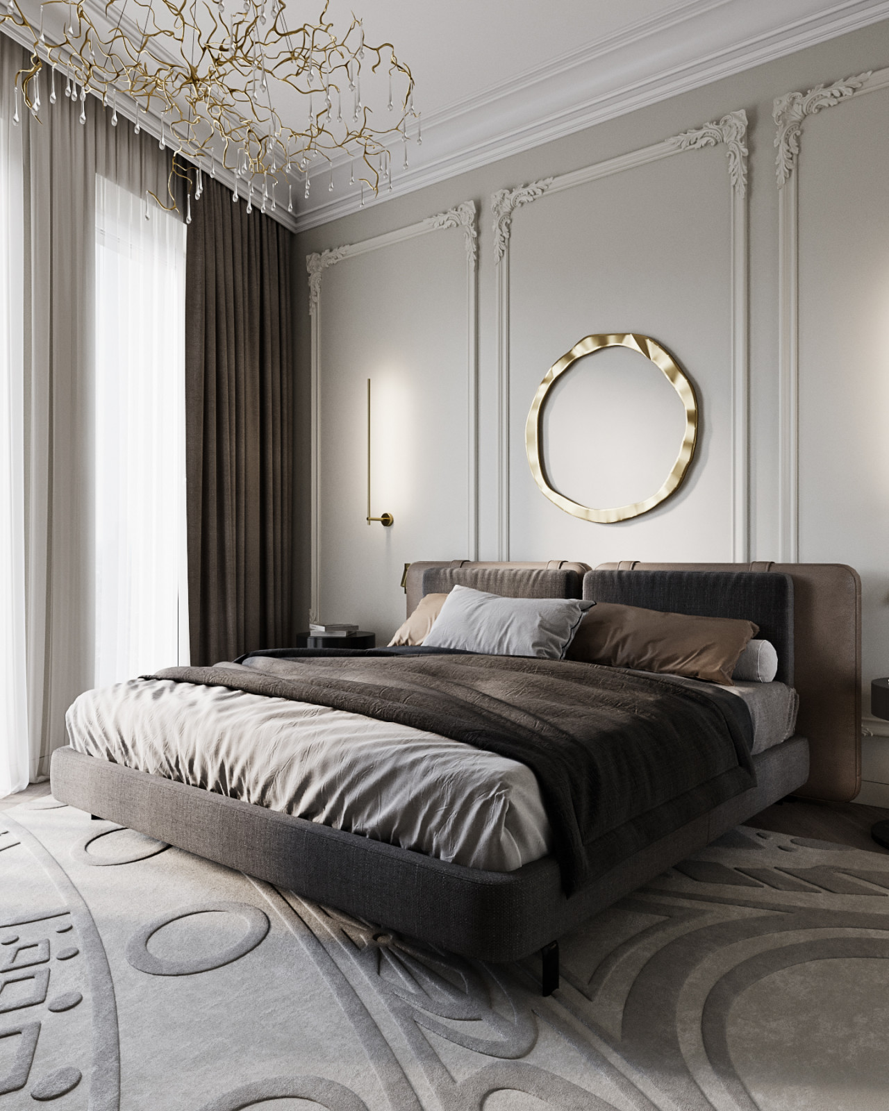 проект интерьера квартиры 150м2 Колков С.С., Камнев М.В. 2020г.