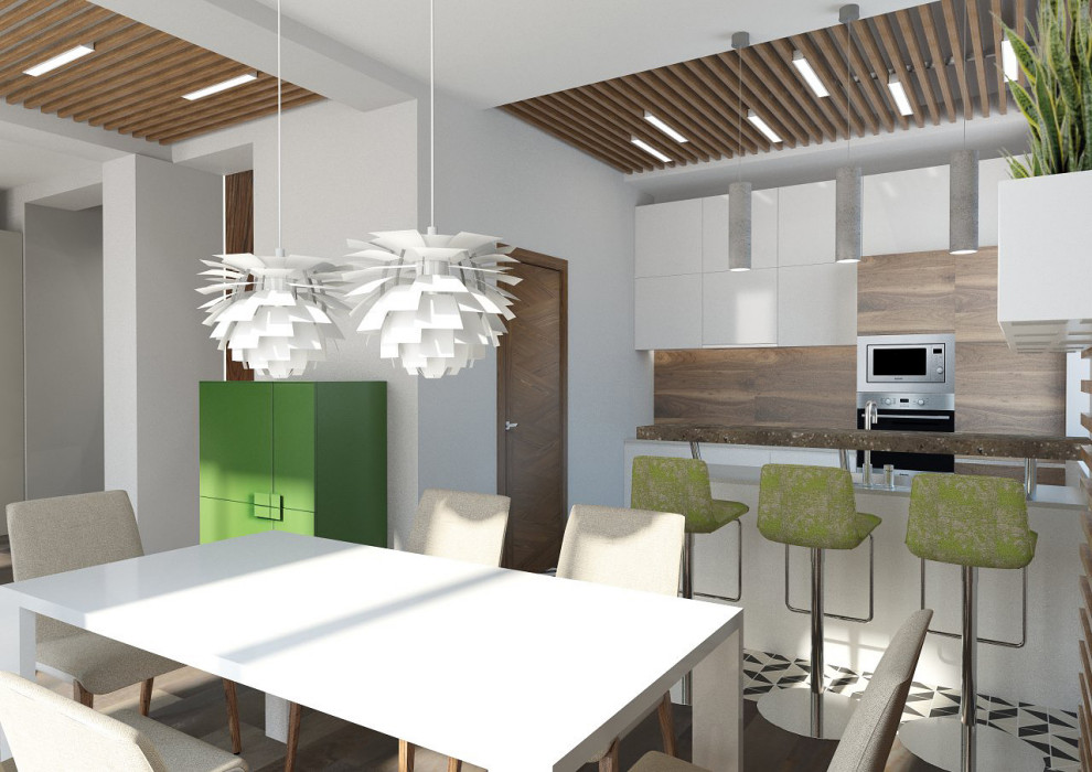 Обложка проекта: Гостиная с камином в загородном доме