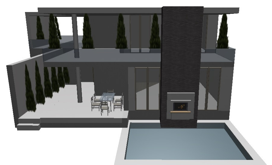 Обложка проекта: ПРОЕКТ КОТТЕДЖА С МИНИ БАССЕЙНОМ ДЛЯ ПРОВЕДЕНИЯ РОМАНТИЧЕСКОГО ВЕЧЕРА.