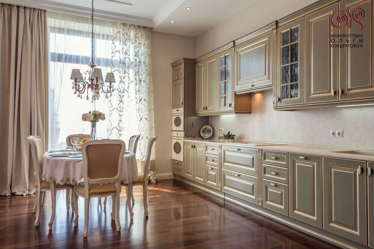 Дизайн квартиры в классическом стиле. 15 фото 2016 года