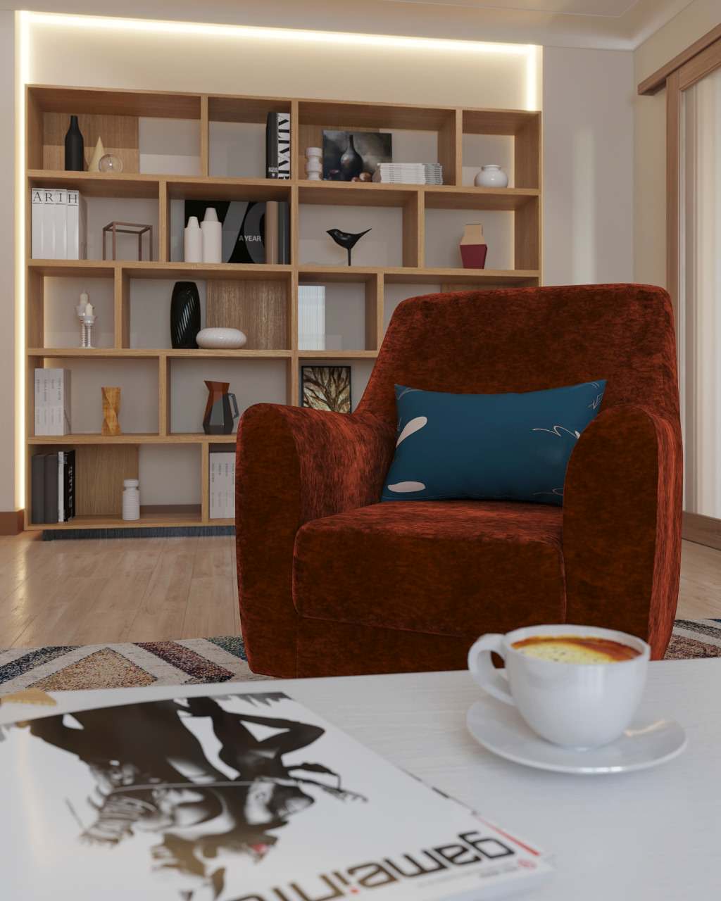 Мидсенчури по-московски. 3-х комнатная квартира 75 кв.м. на Юго-Западе