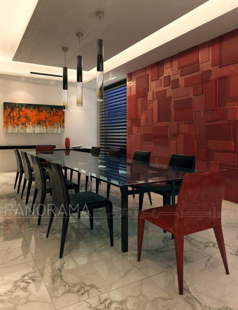 Проект гостиной-столовой, S - 135, 7 кв.м.