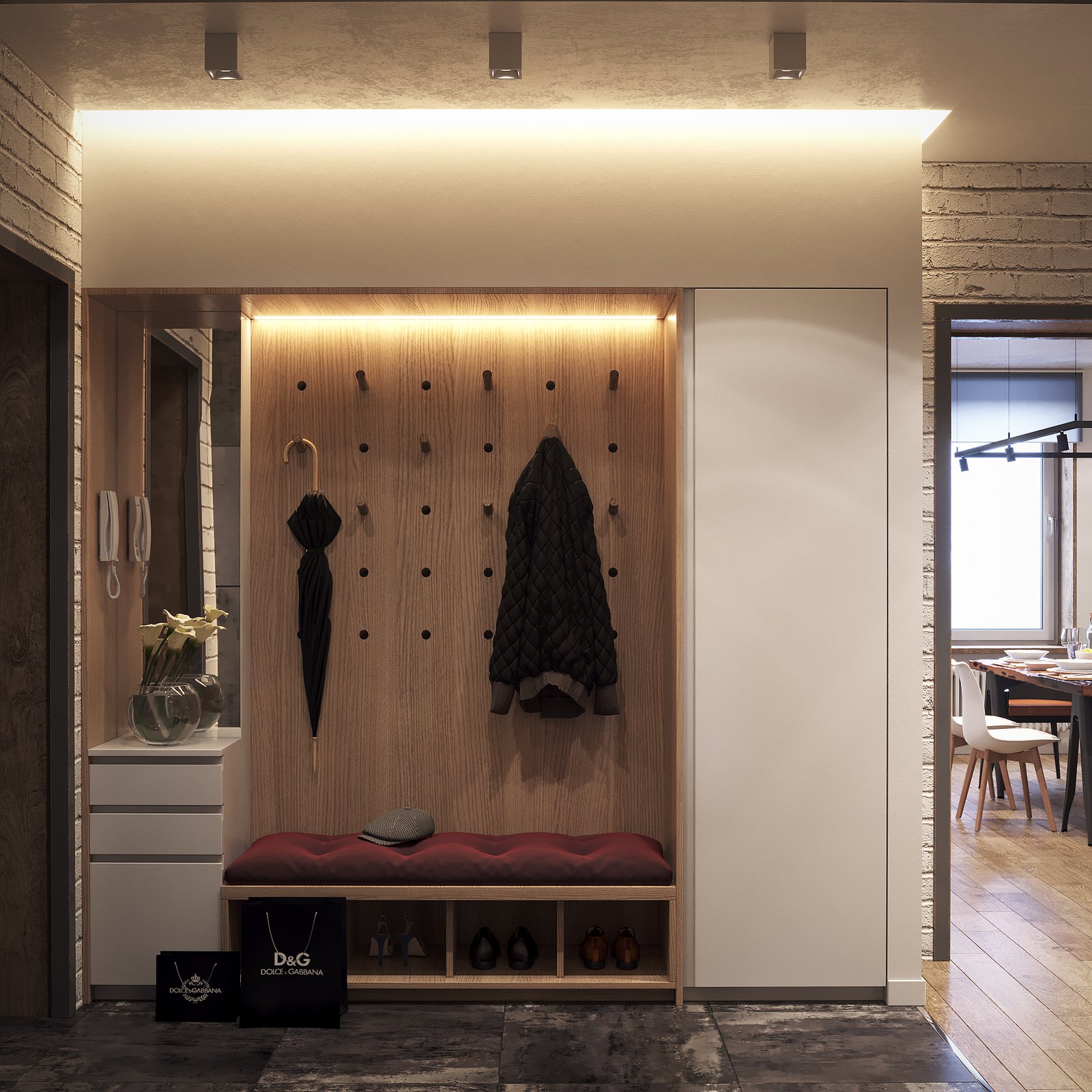 Дизайн квартиры в индустриальном стиле