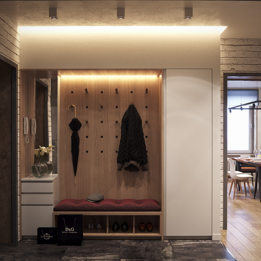 Дизайн квартиры в индустриальном стиле