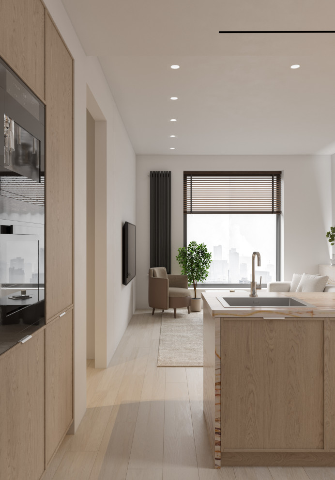 Германия. Просторный минимализм.  78 кв.м.