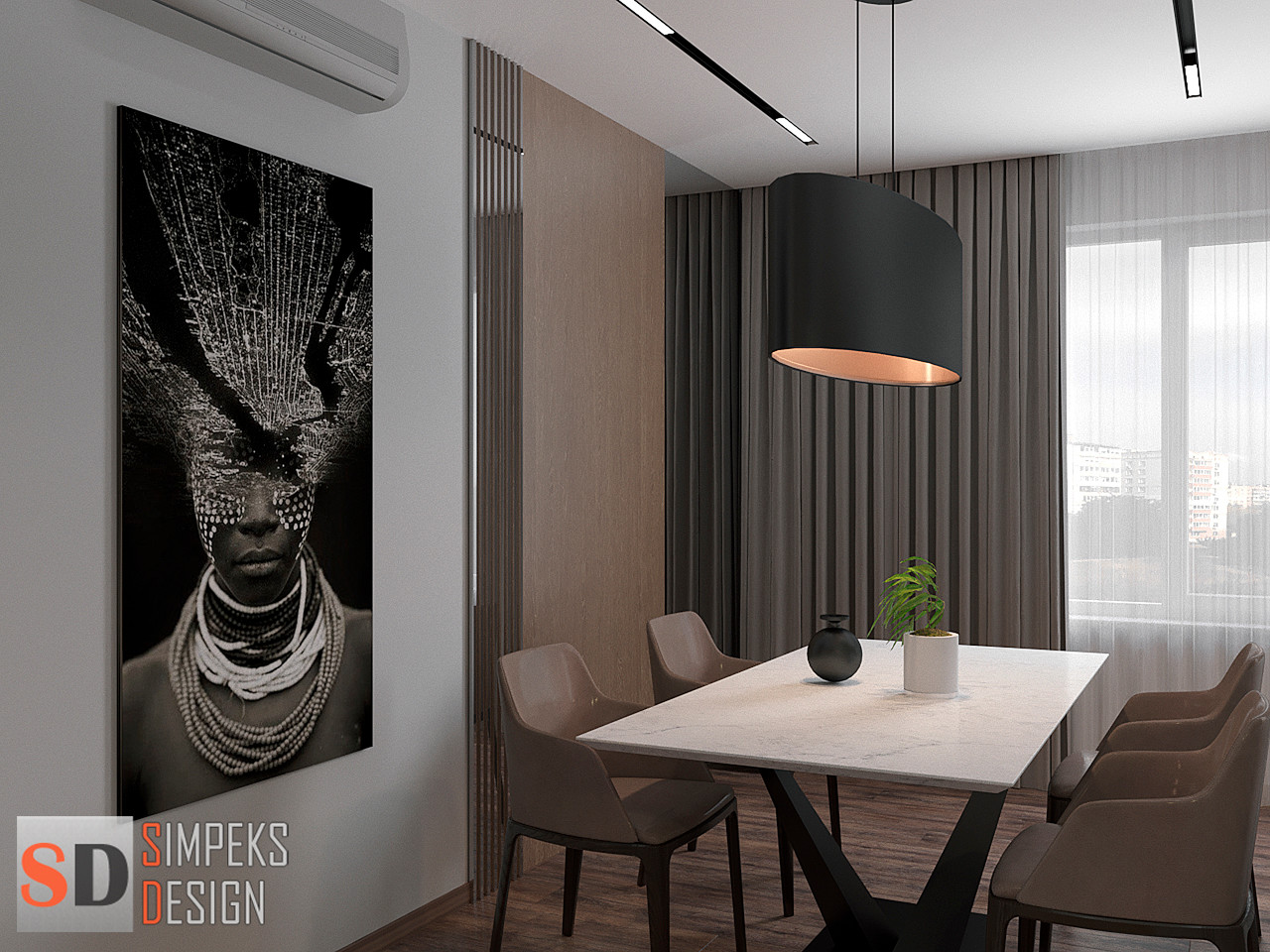 Dining area decoration