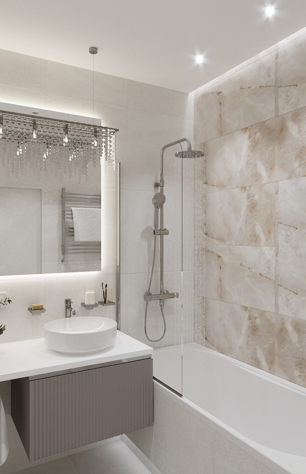 Дизайн-проект квартиры, площадью 72,87 м2