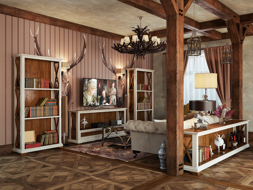 Дачный дом в стиле Шале́ (фр. chalet),