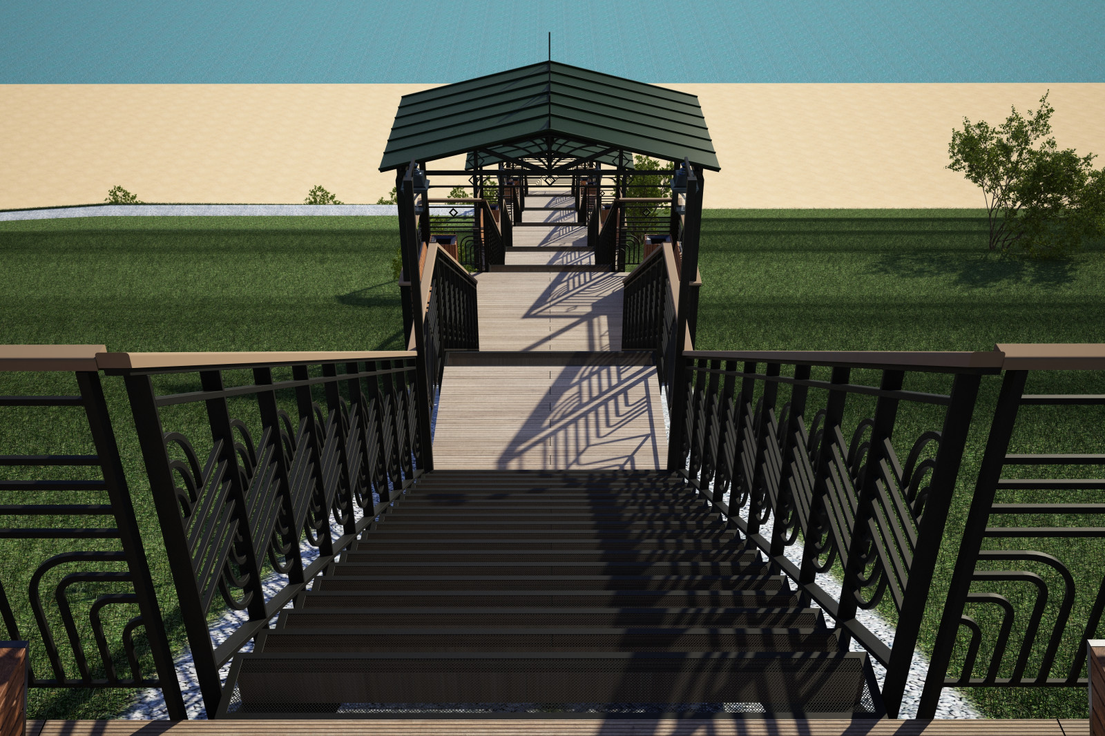 Проект лестницы в исторической части г. Тутаева