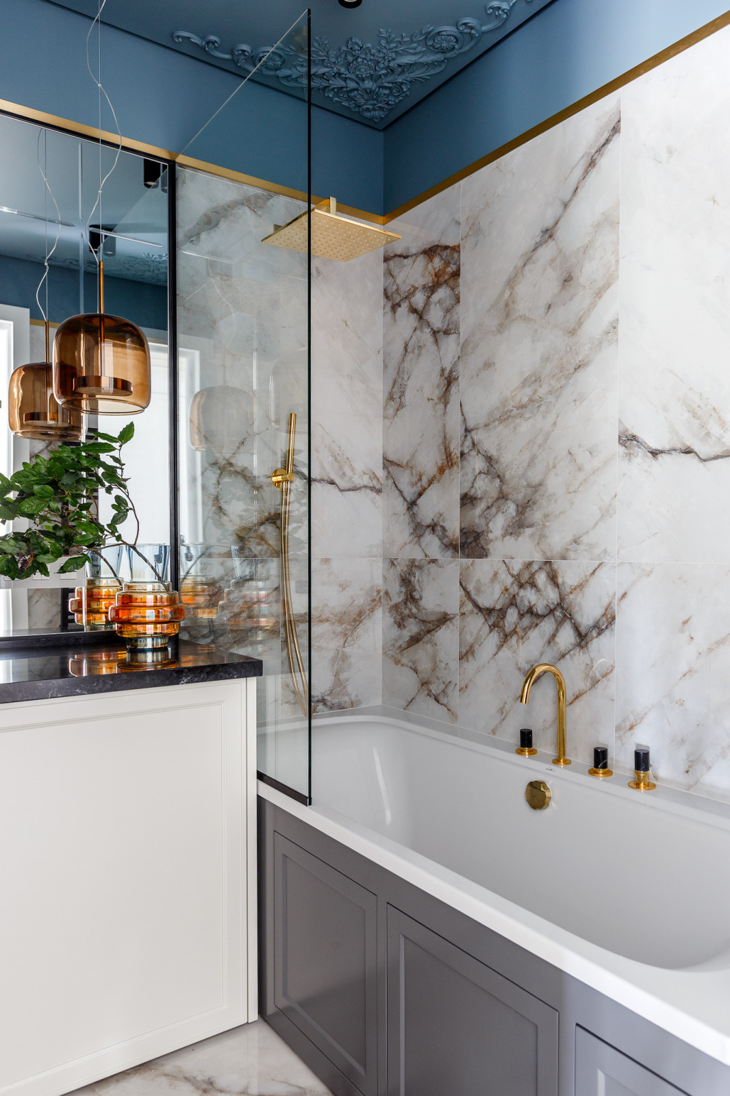 Реализованный дизайн проект квартиры в ЖК "Горный"