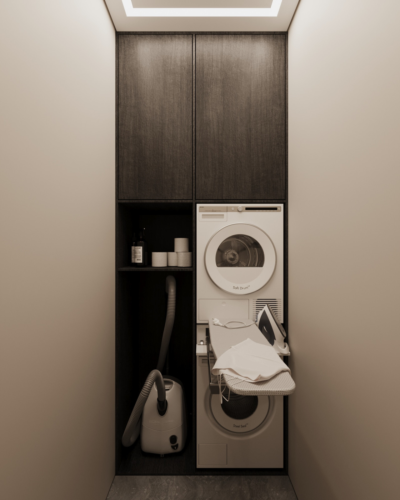 ЖК "Небо" современный интерьер в стиле минимализм 105 кв.м