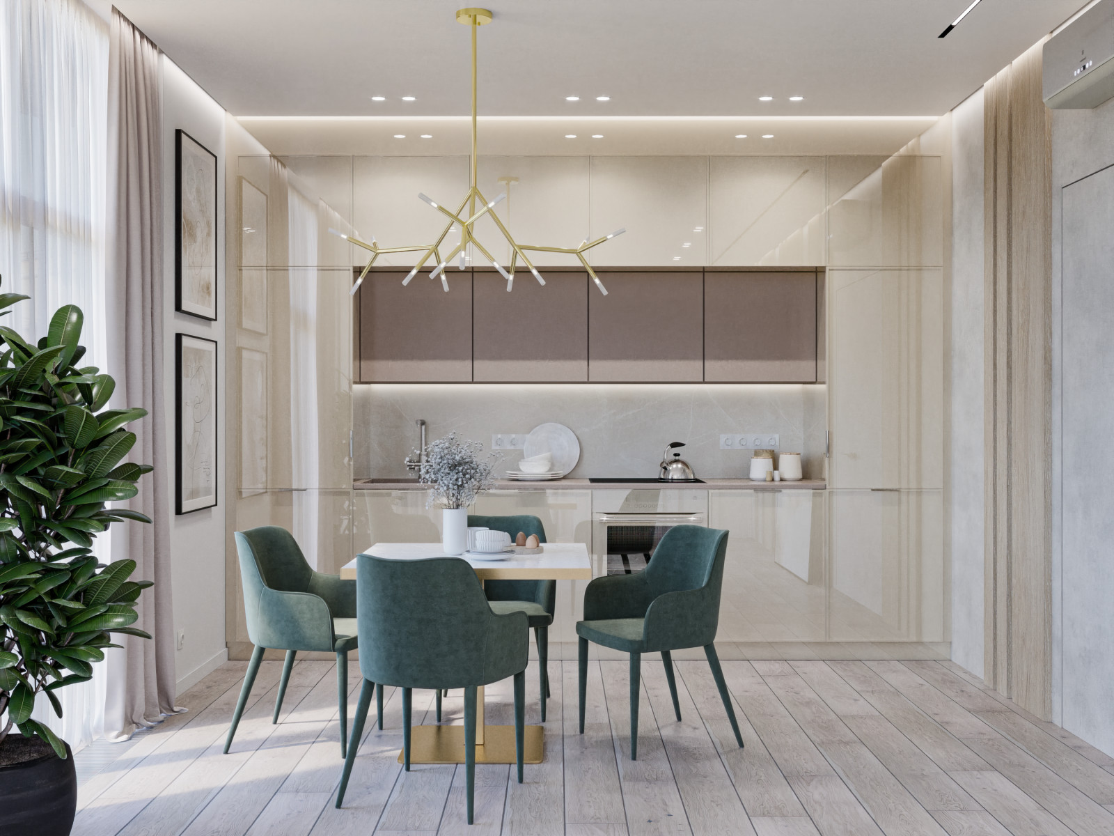 Двухкомнатная квартира в ЖК "Кутузовский Лайф"