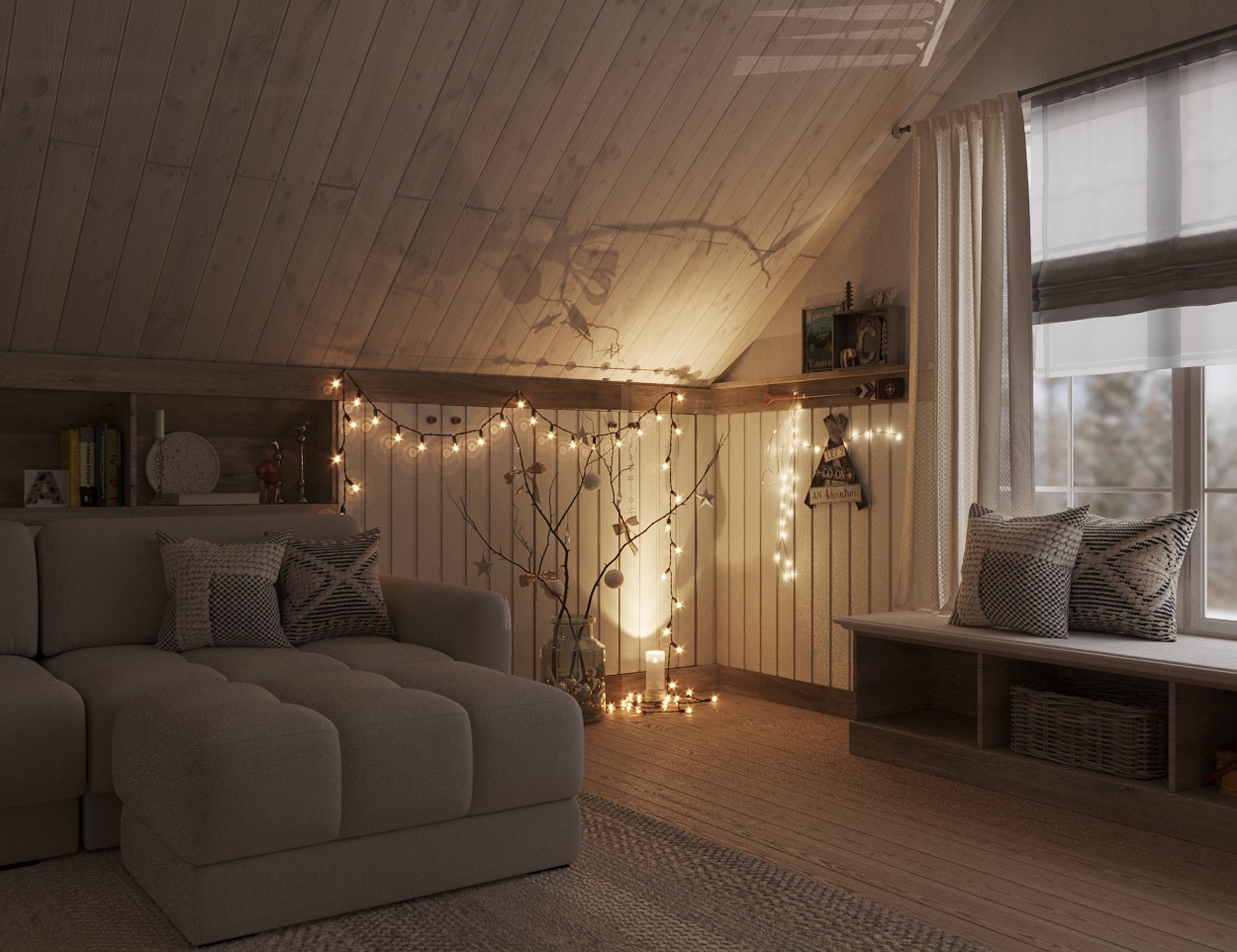 Обложка проекта: Загородный дом с мансардой