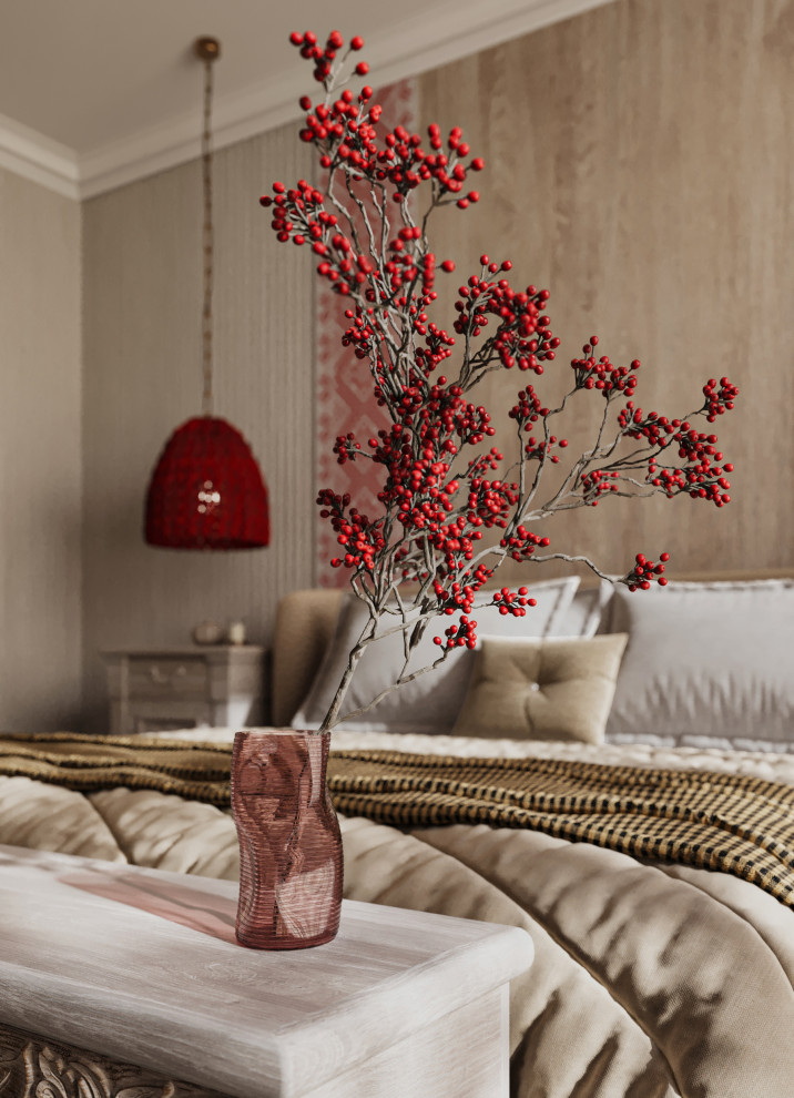 Bedroom in Modern Slavic Style|Спальня в славянском стиле