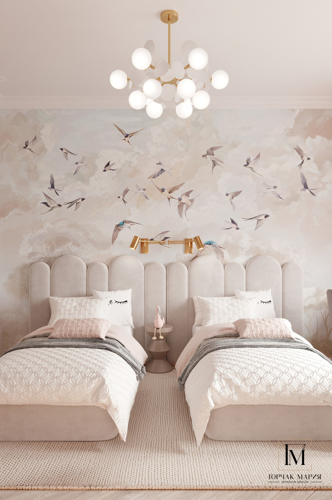 Обложка проекта: Детская для 2-х девочек