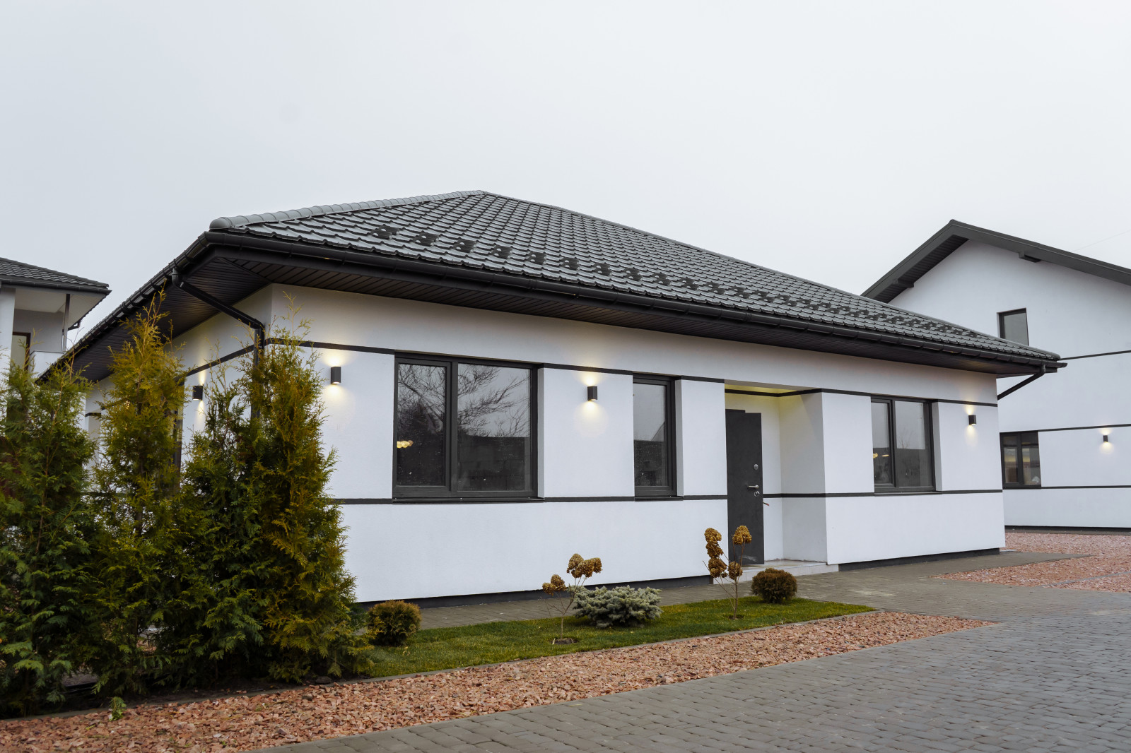 Build project. Cottege complex