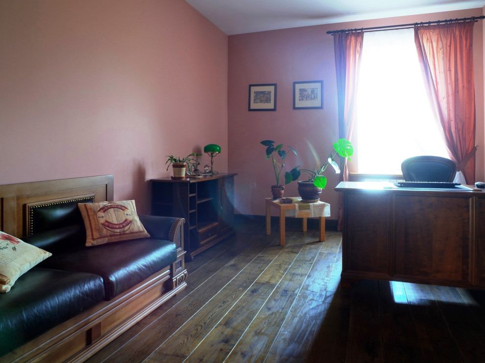 Паркетная доска из массива дуба Tantum Quercus в интерьере (квартира)