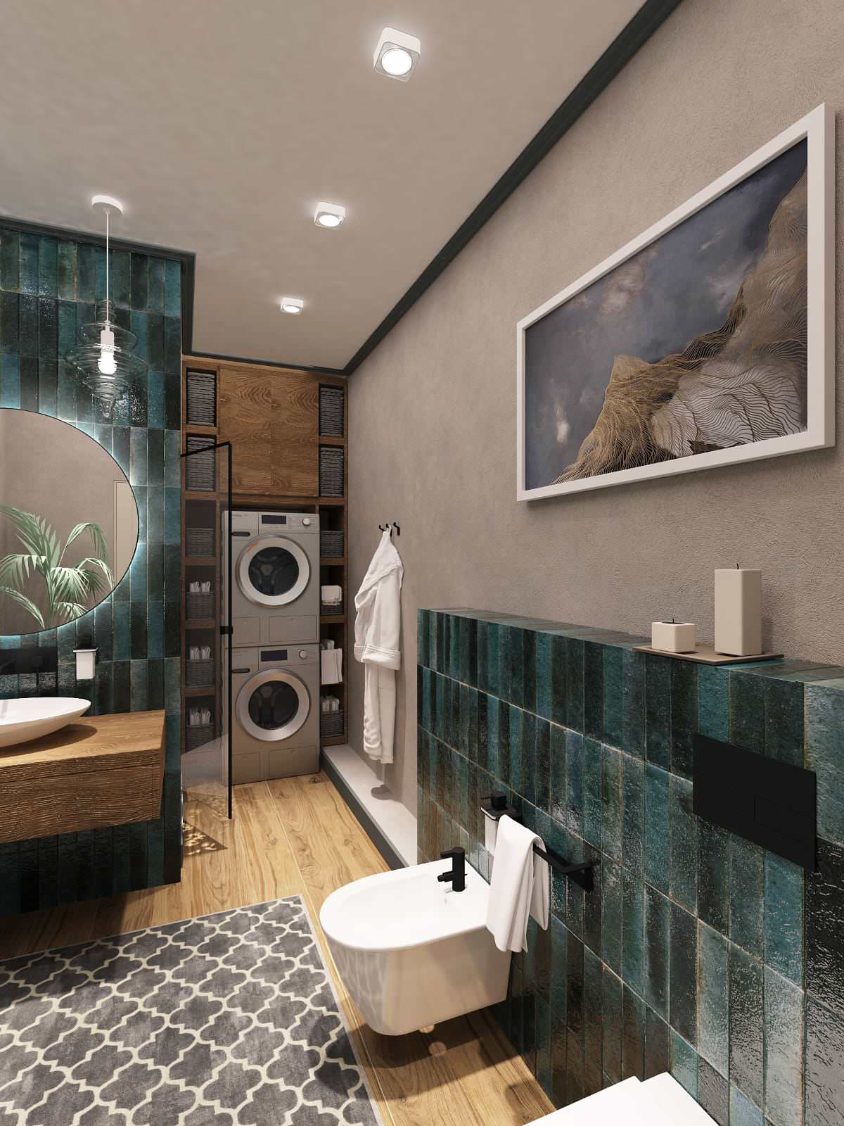 Малахитовый санузел