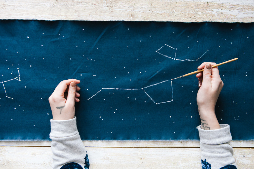 DIY: Звездная дорожка для сервировки стола