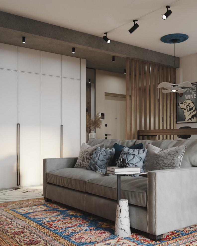 Квартира в ЖК Резиденции Архитекторов для молодой пары с двумя котами, 63 кв.м.