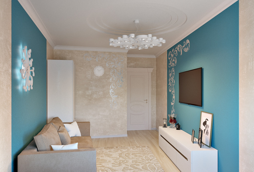 Проект дизайна интерьера 3х комнатной квартиры 100 кв.м.