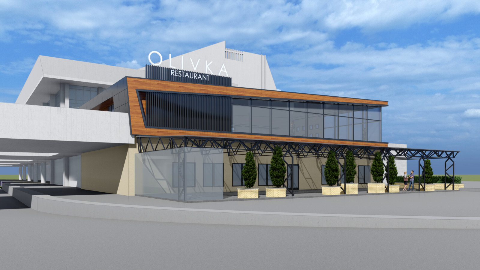 Обложка проекта: Кафе Оливка. 2 этаж