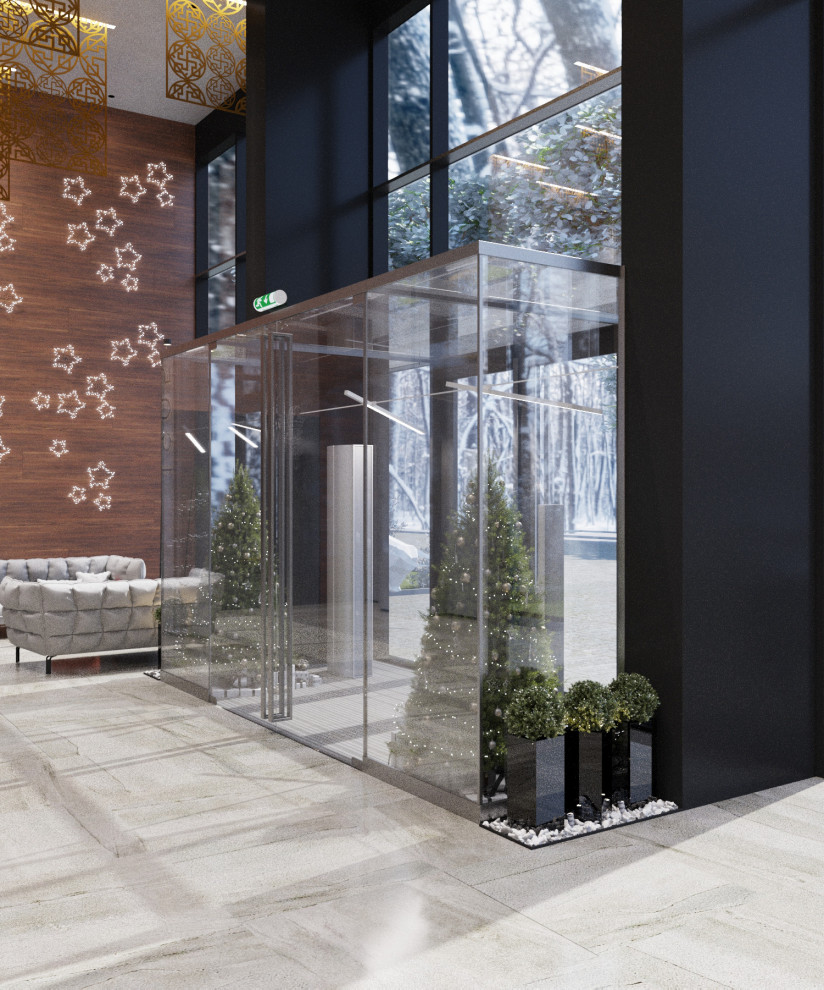 Обложка проекта: Новогодняя парадная