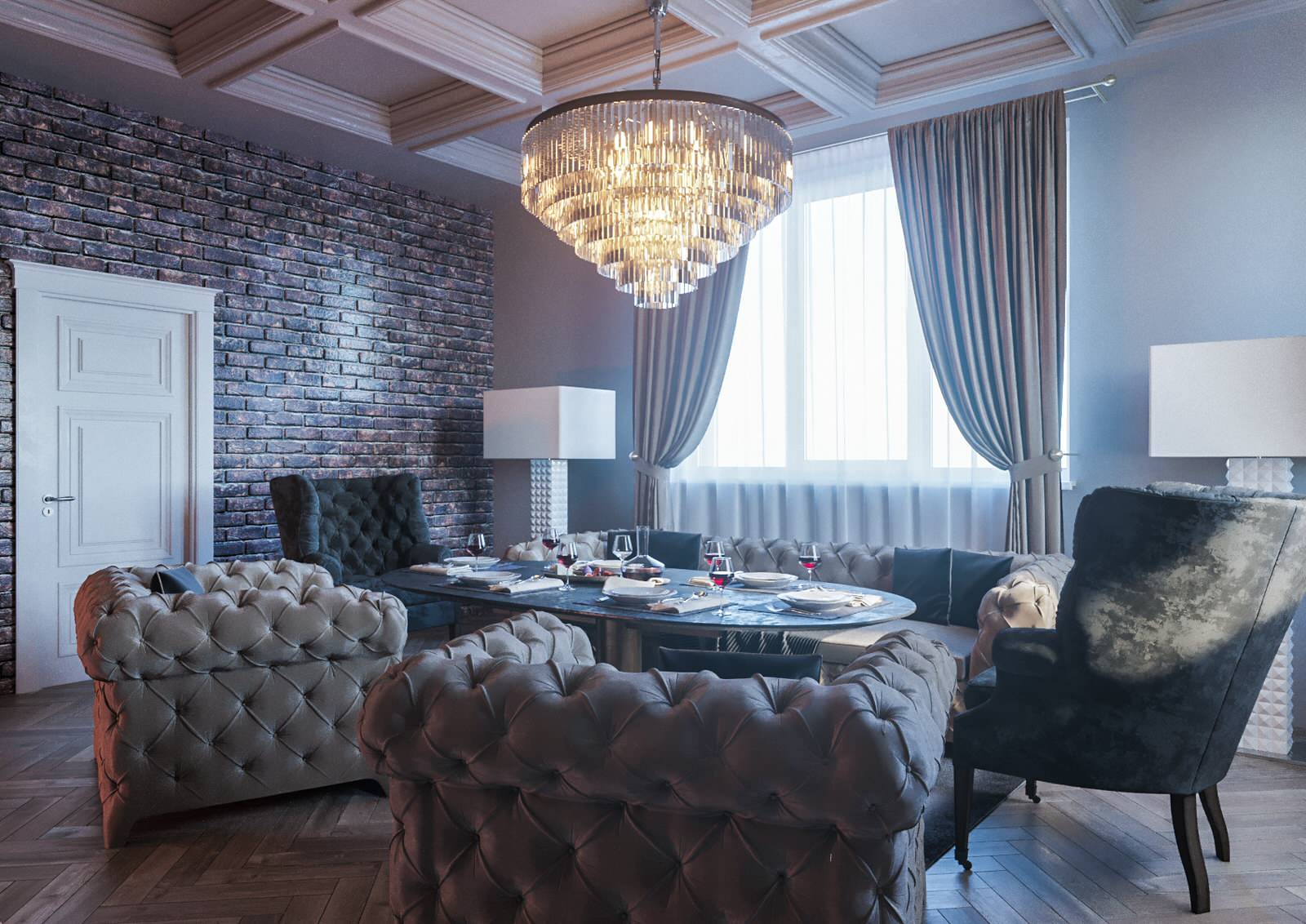 Restaurant_006_визуализация интерьера ресторана в "г. Волгодонск  51"