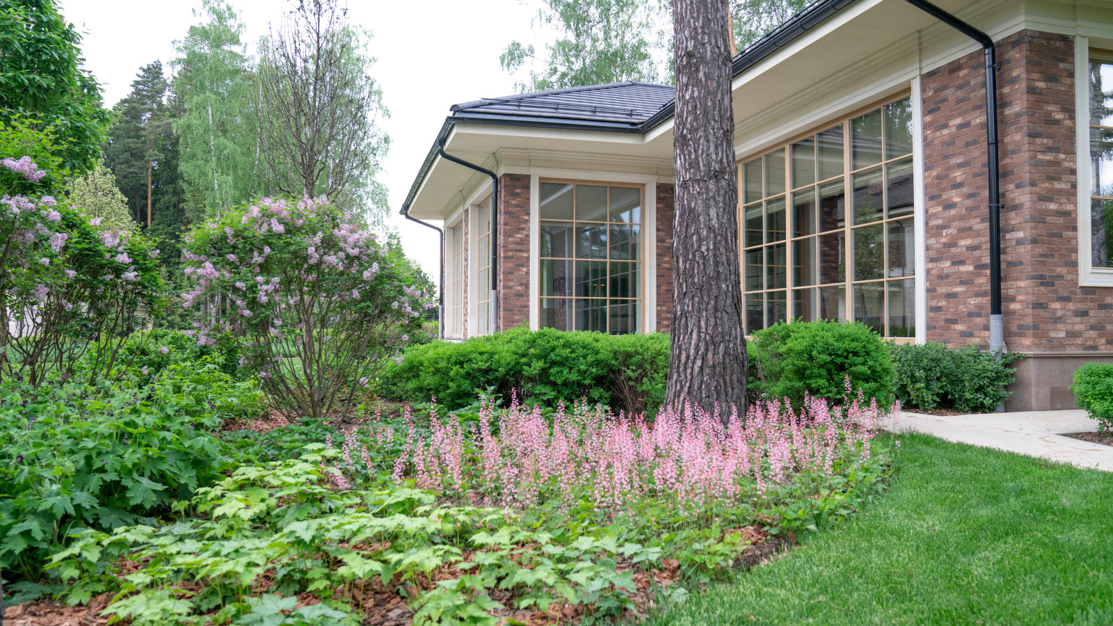 Вилла в стиле Райта. КП "Грибово" 2018 г.