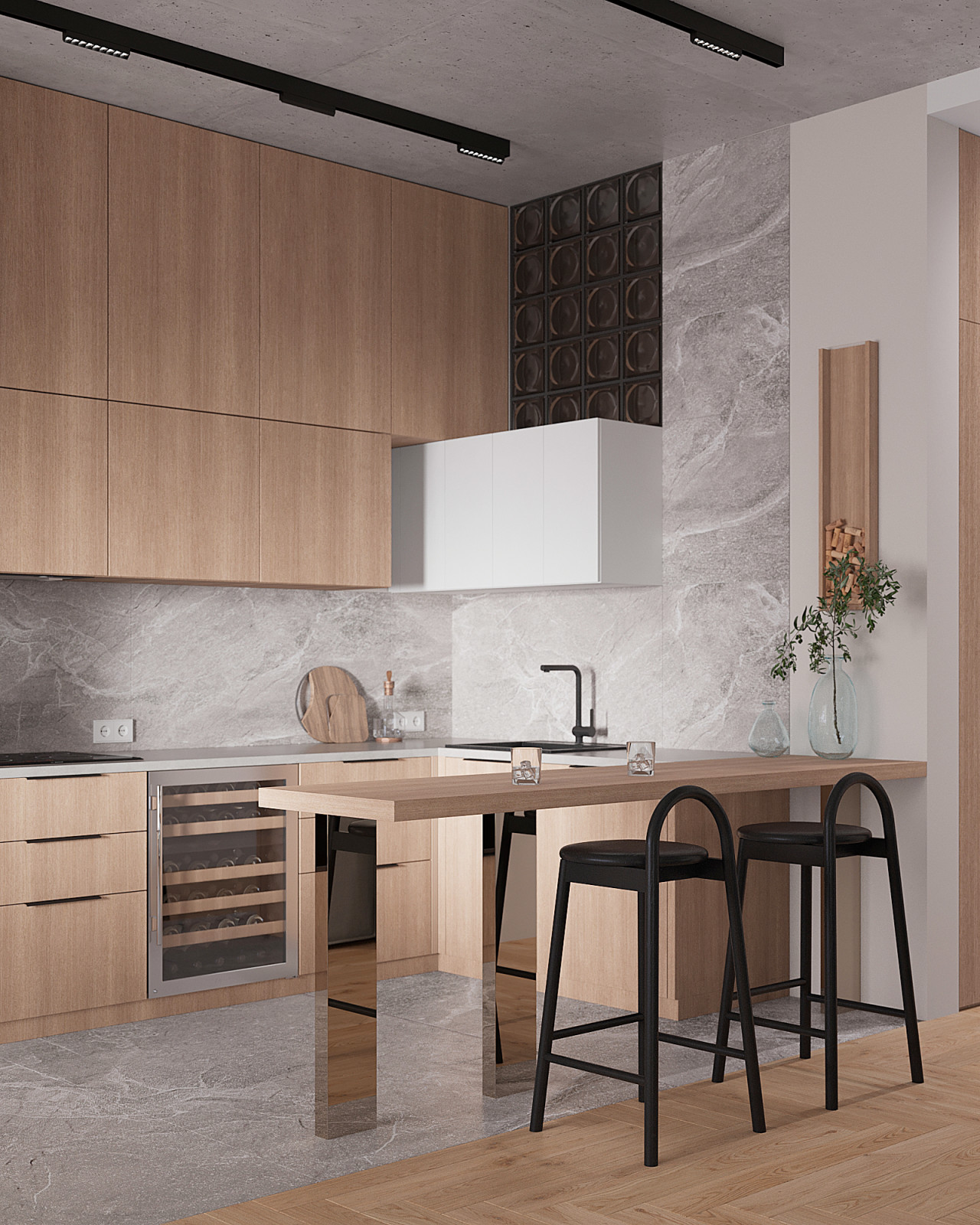 Обложка проекта: 80м2 Flora&Fauna