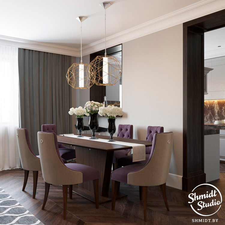 Проект "Яркий" в стиле Ardeco, Минск, 120 м.кв